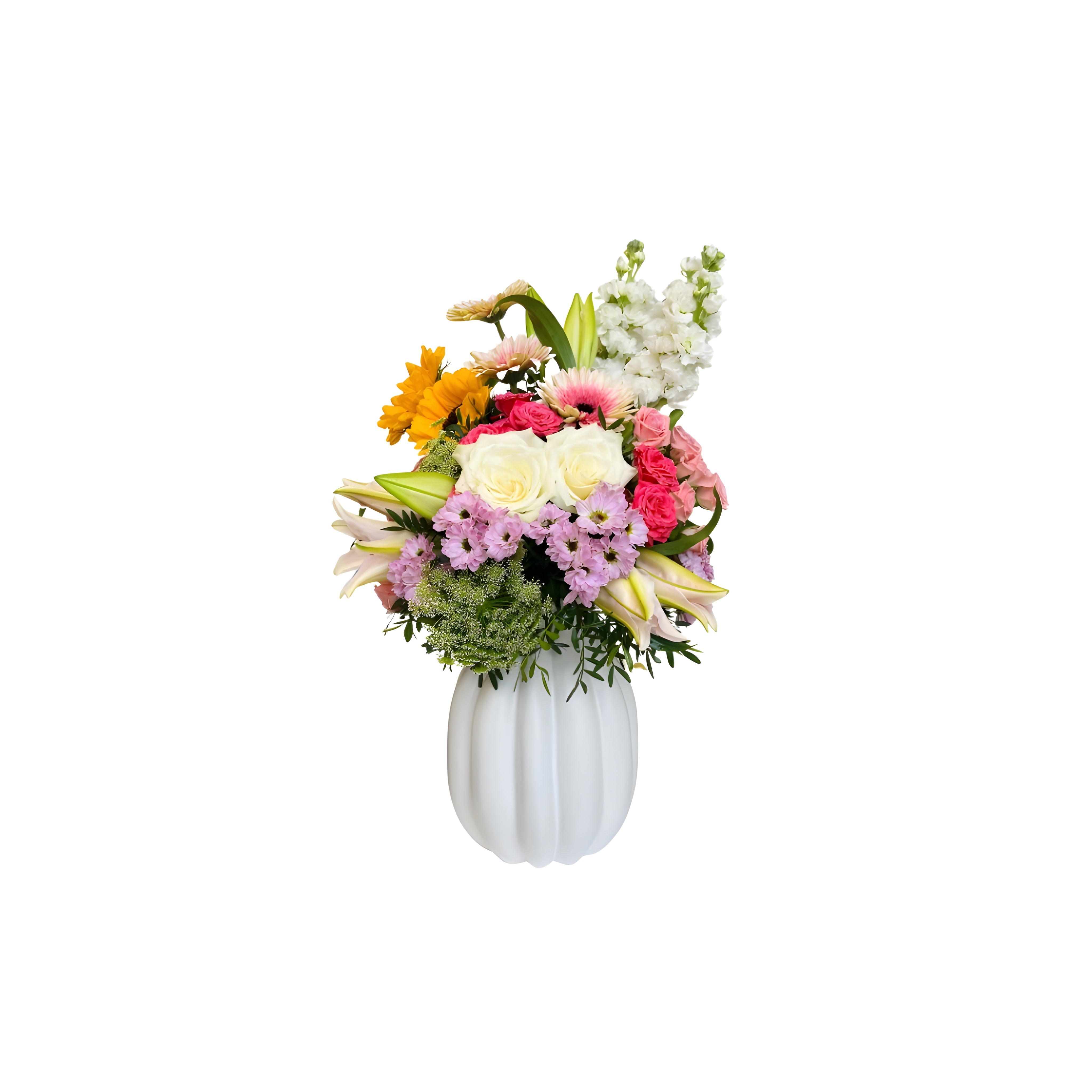 MIXED FLOWER VASE