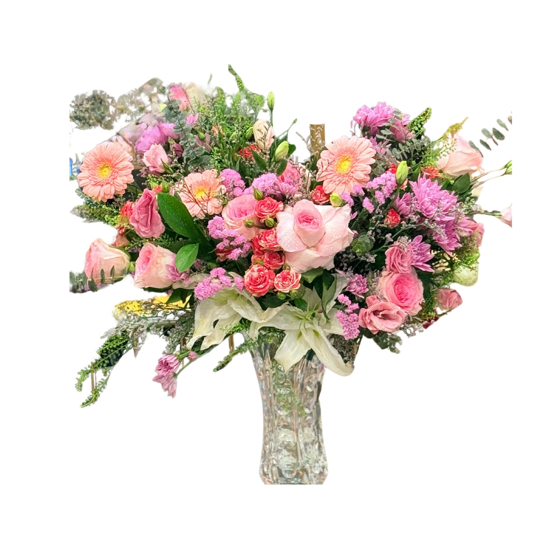 MIXED FLOWER IN VASE